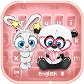 Cuteness Love Panda Keyboard icon