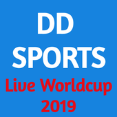 DD Live &amp; Sports Channels, Live worldcup Tv, guide icon