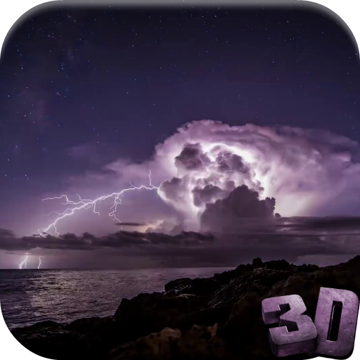 Storm Video Live Wallpaper 3D icon