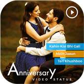Anniversary Video Status Maker - romantic lover on 9Apps