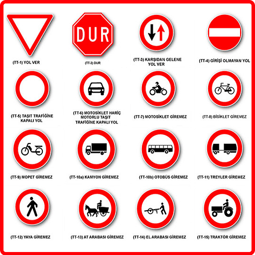 Trafik İşaretleri (Sınavlı) icon