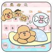 Cute Teddy Dog Keyboard on 9Apps