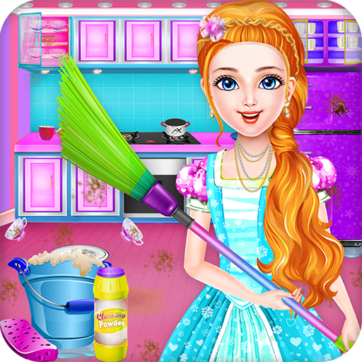 Doll House Clean House Cleanup Girls Games icon