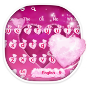 Pink Heart Keyboard icon