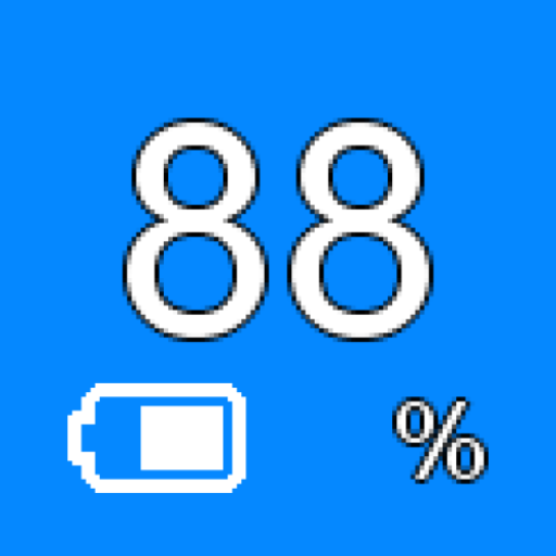 3C Icons - Battery % (Material) icon