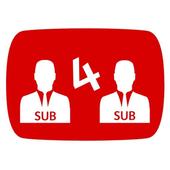 Sub4Sub For YouTube - Free Subscriber For Yt icon