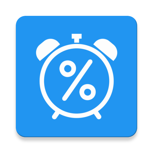 PClock - Time as a percentage icon