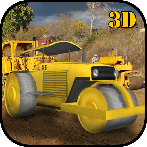 City Road Roller Construction icon