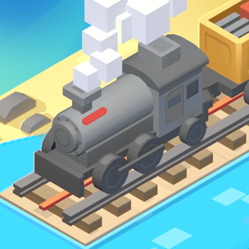 Train Town - 3D Build of Craft World icon