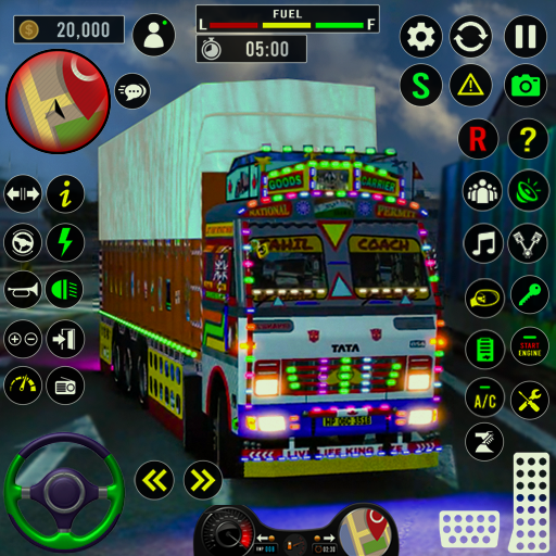 Indian Cargo Truck Drive Games icon