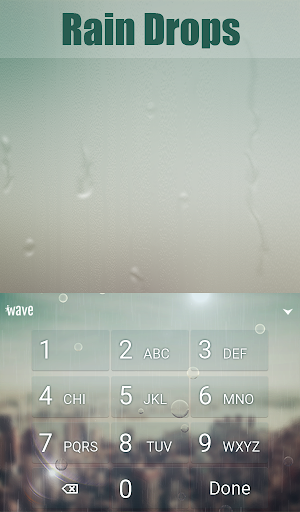 Rain Drops Animated Keyboard   screenshot 5