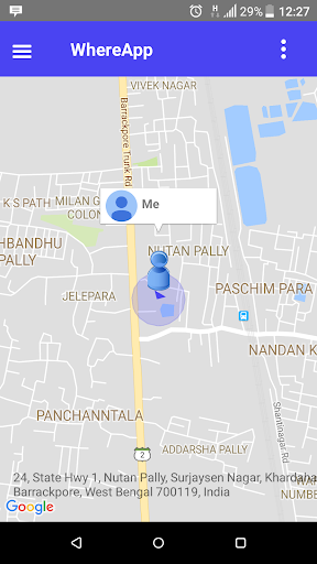 WhereApp, Realtime Location Sharing App screenshot 8