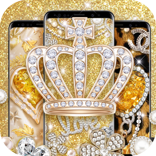 Luxury Golden Live Wallpaper icon
