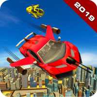 Futuristic Flying Car Shooting: Real Auto Combat