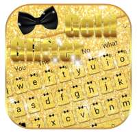 Gold Glitter Keyboard on 9Apps