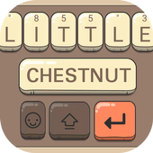 Little Lovely Chestnut Theme&amp;Emoji Keyboard icon