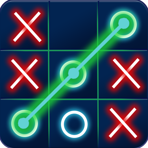 Tic-Tac-Toe Glow: X O puzzle Game icon
