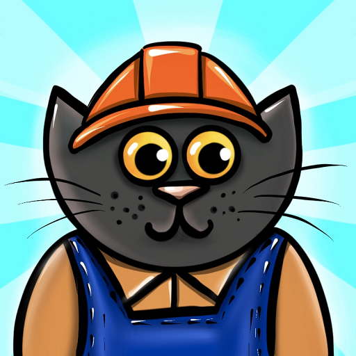 Cats Homes - free idle clicker with, build a house icon