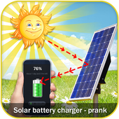 Solar Battery Charger Prank - Battery Saver icon