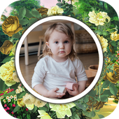 Beautiful Flower Garden Photo Frame Application icon