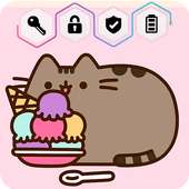 Pusheen Kawaii Cat Kitten Anime Wallpaper App Lock on 9Apps