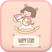 Happy story go locker theme icon