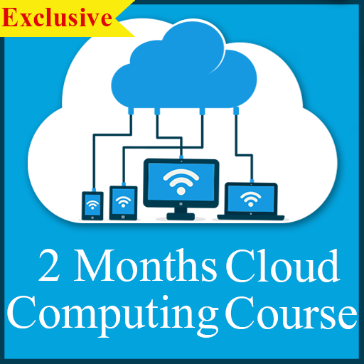 2 month cloud computing course training icon