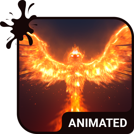 Phoenix Animated Keyboard   Live Wallpaper icon