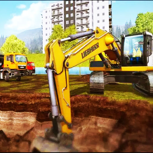 Excavator Dozer Simulator Game icon
