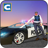 Police Car Driver City Chase Simulator icon