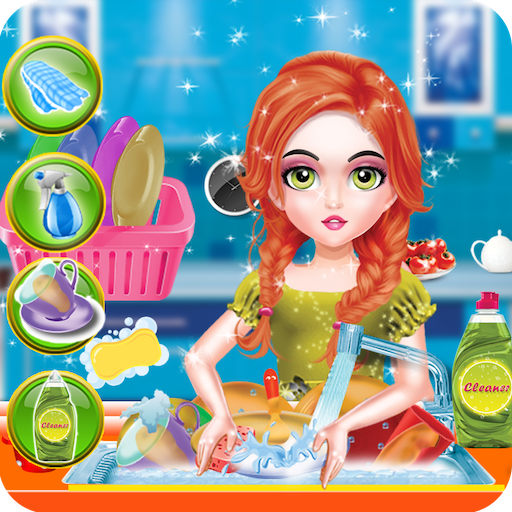 Dirty House Kitchen Cleaning icon