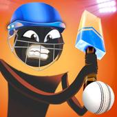 World Cricket Stickman championship: ball &amp; runs icon