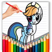 pony coloring pages - MLP icon