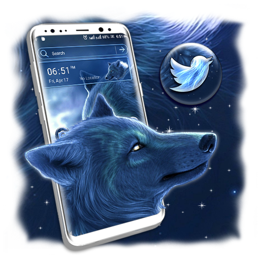Mystical Wolf Launcher Theme icon