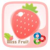 Miss Fruit GO Launcher Theme on 9Apps