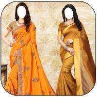 Party Wear Sarees With Women Photo Editor