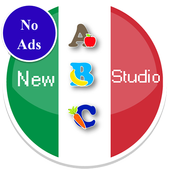 Learn Italian for Kids No Ads icon