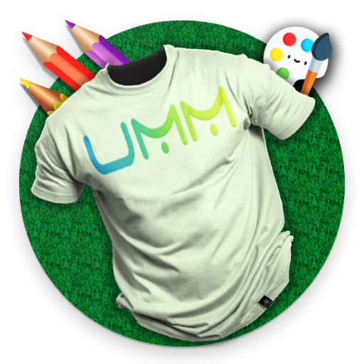Universal Marketing Mock-up for T-shirts and more أيقونة