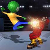 Funny Wrestling : Stickman Warrior vs Clown