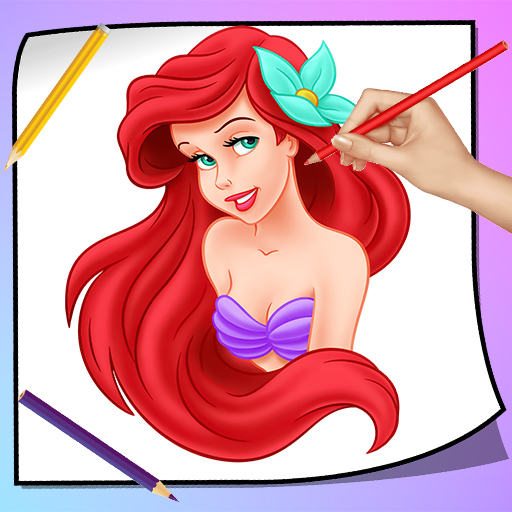 How To Draw Princess Drawing أيقونة