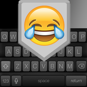 Keyboard for Phone 7 Black -  Emoji, Themes icon