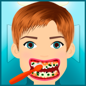 teeth clean games icon