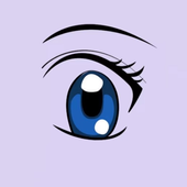 How to draw eyes anime step by step icon
