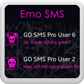 Emo GO SMS icon
