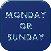 Monday or Sunday icon