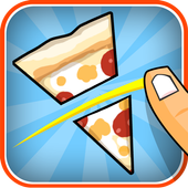 Cut in Half: Pizza icon