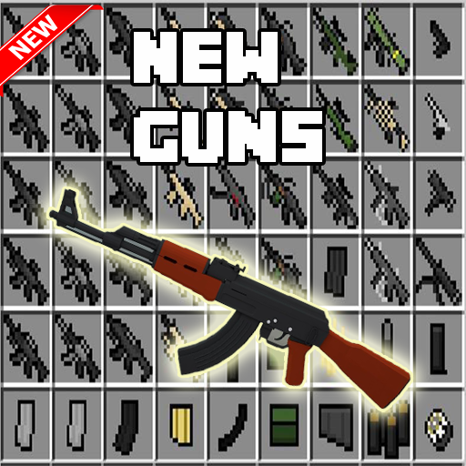 Guns  For Minecraft PE-3D New Mod icon