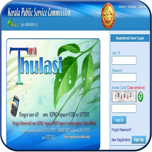 LOGIN APP FOR KERALA PSC THULASI icon