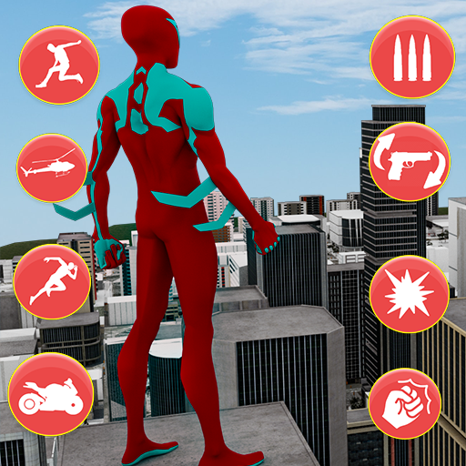 Miami Rope Hero Mafia City 3D icon