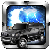 Black Car Parking 3d icon